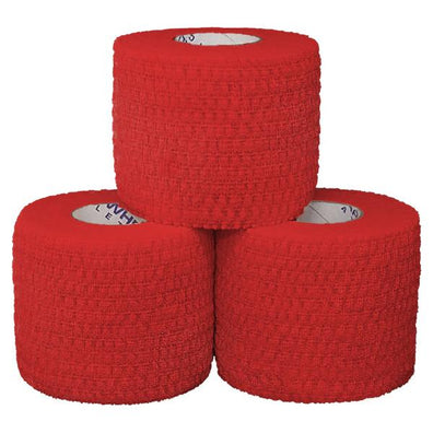 Tape Athletic Lite-Guard Cotton 2" Red 24/Ca
